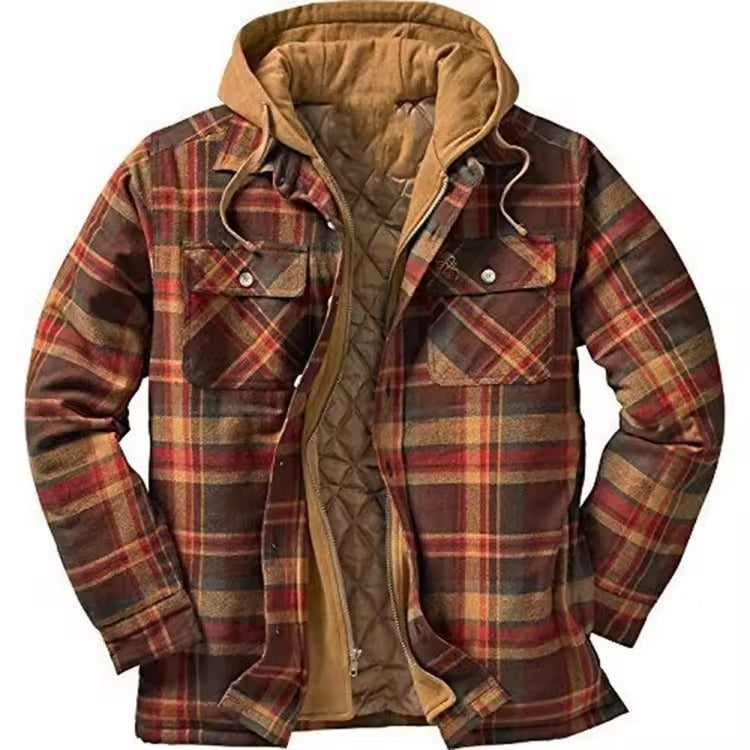 Veste de bûcheron à carreaux