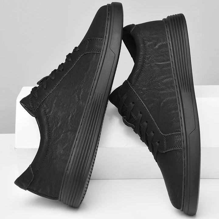 Baskets Mason en cuir véritable
