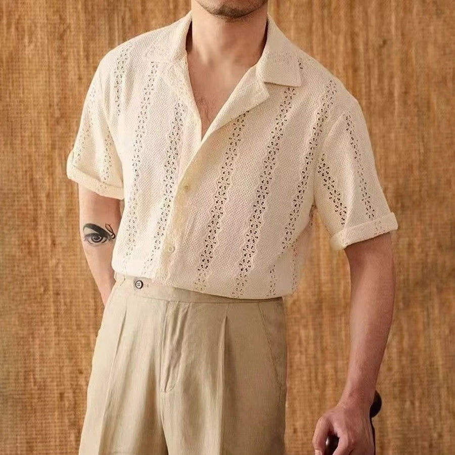 Chemise en coton tricoté Santiago