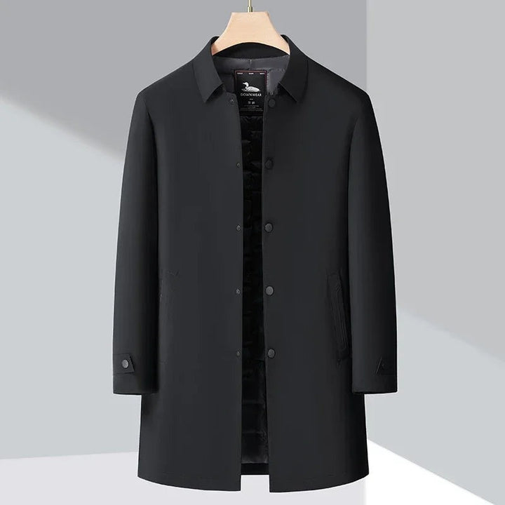 Trench-coat long pour hommes chic