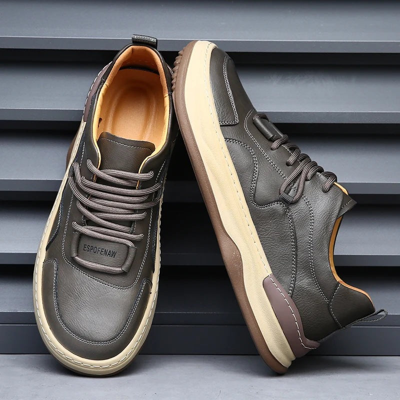 Chaussures en cuir véritable Paul Sibra