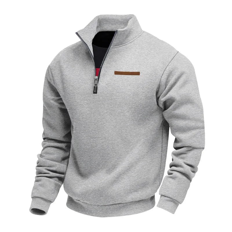 Sweat-shirt polaire décontracté pour homme