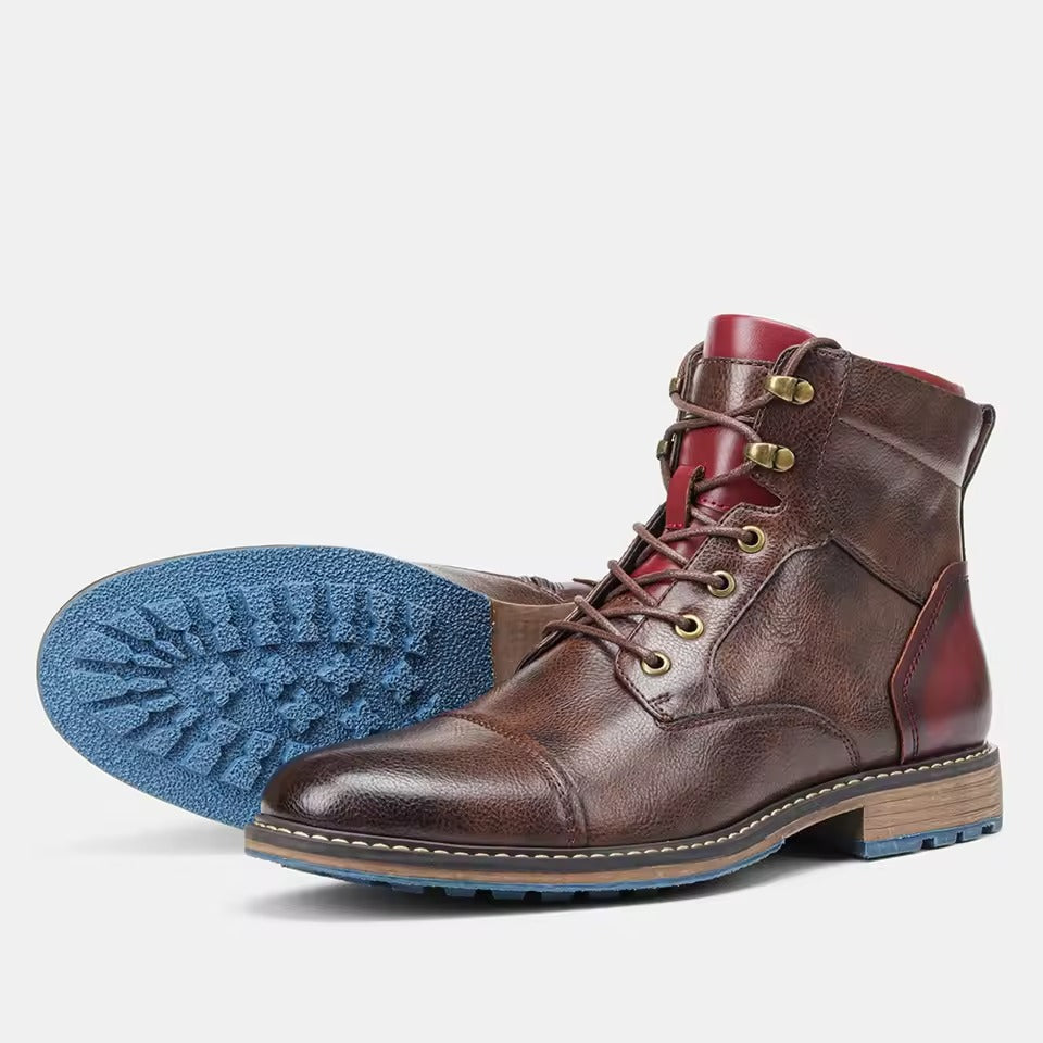 bottes en cuir pour hommes