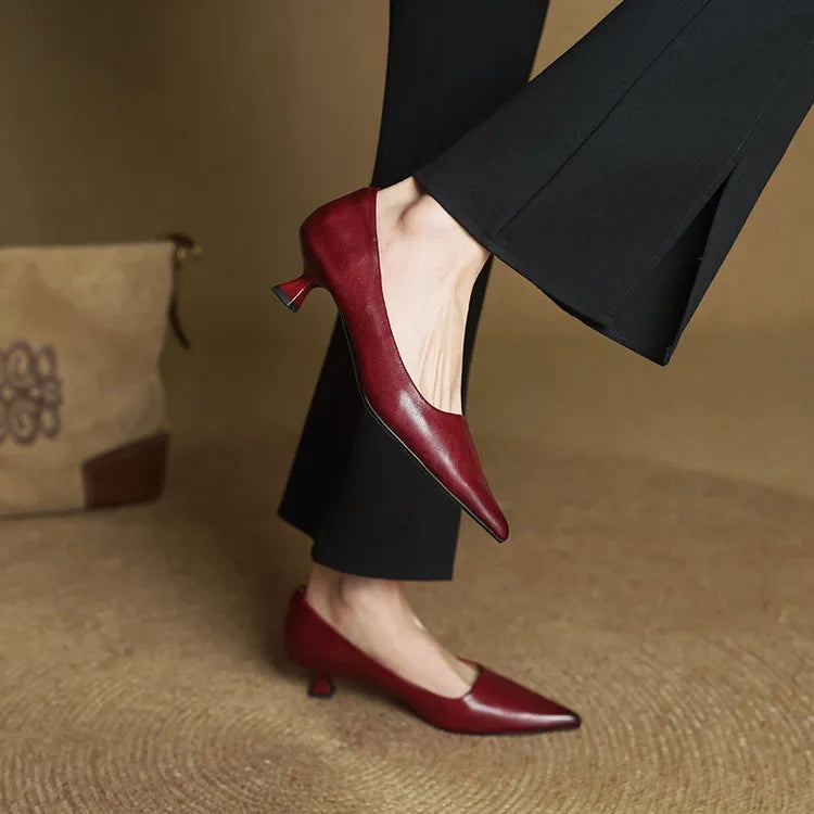 Escarpins Anok en cuir véritable