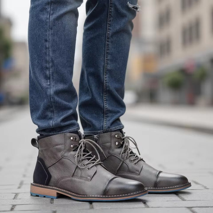 bottes en cuir pour hommes