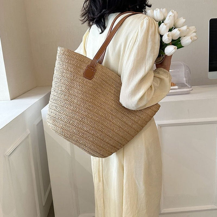 Annabelle sac de plage en paille