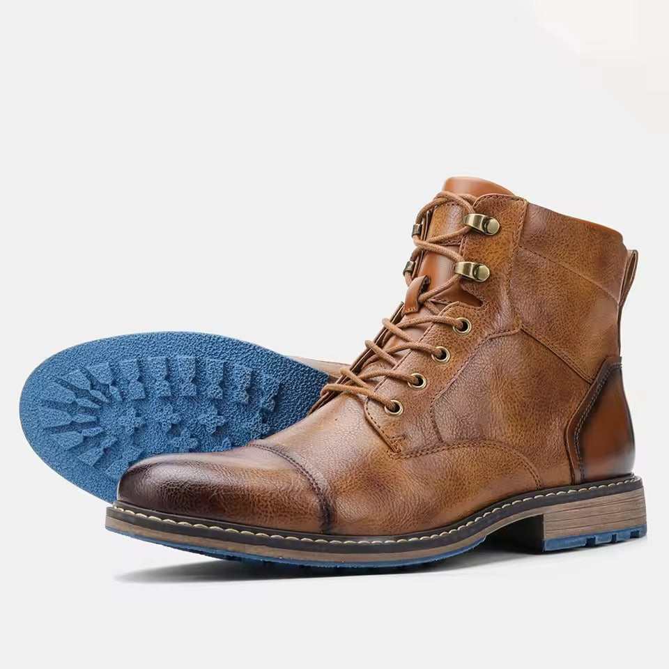 bottes en cuir pour hommes