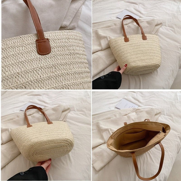 Annabelle sac de plage en paille