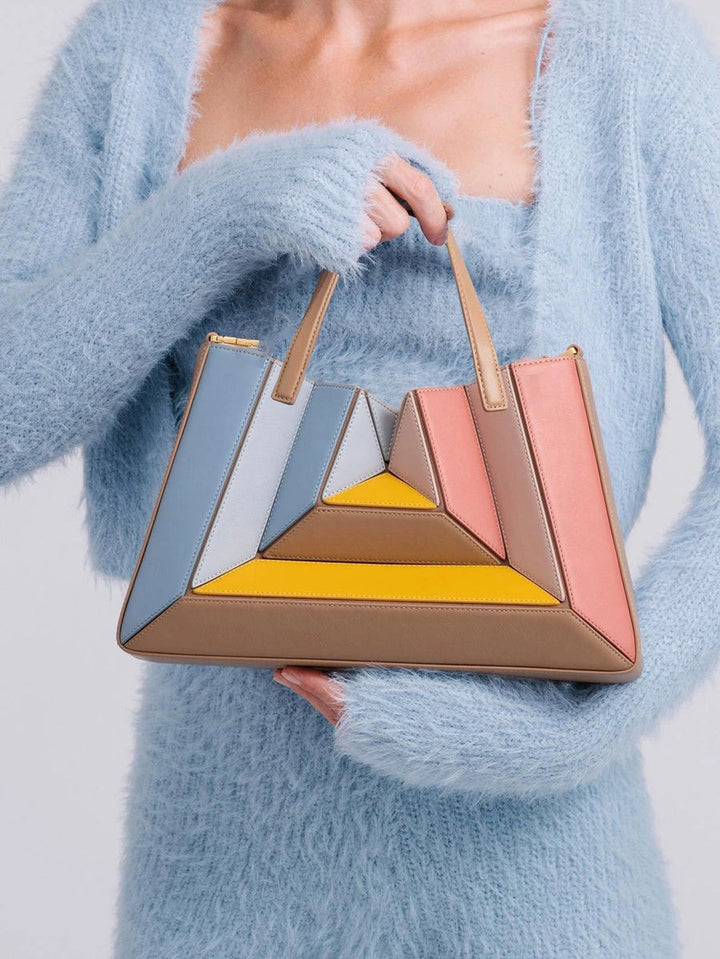 Sac à blocs de couleurs ambre