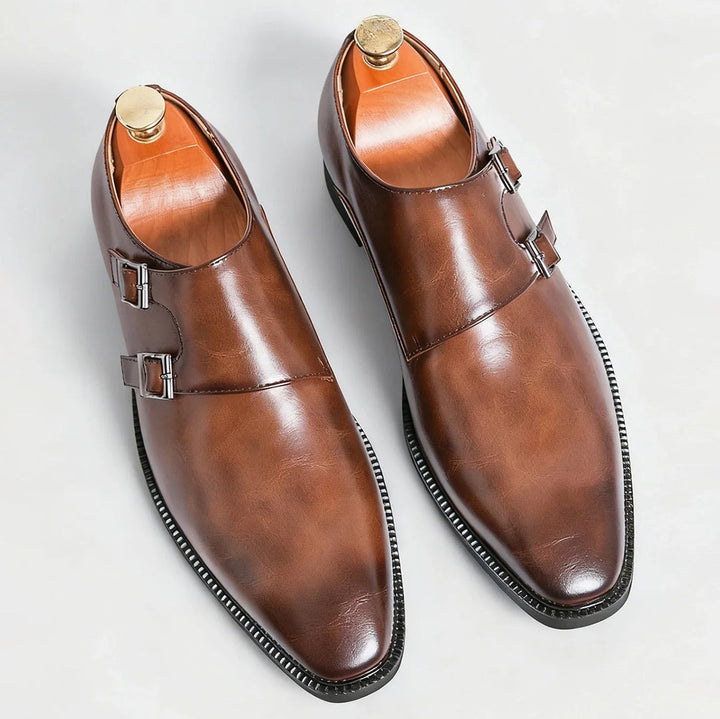 Mocassins en cuir souple à la finition semi-brillante raffinée