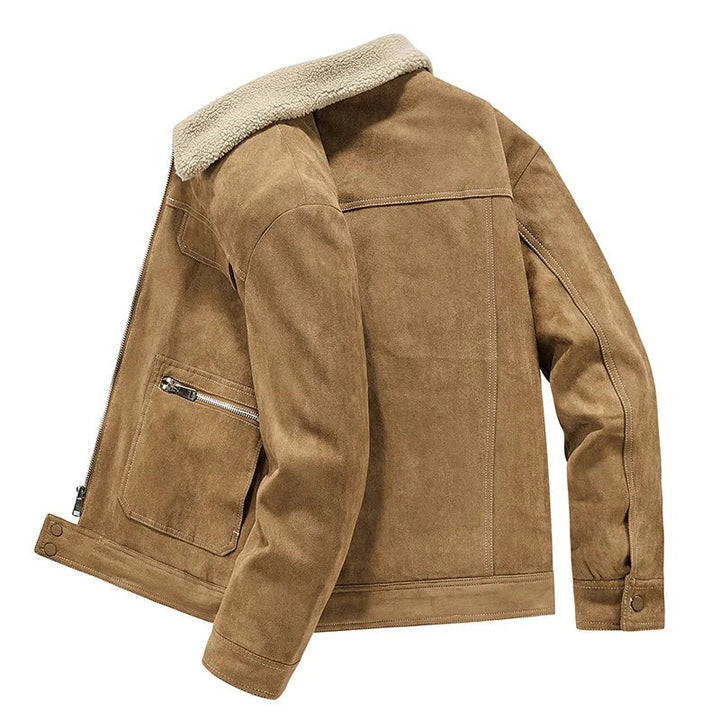 Veste aviateur en daim