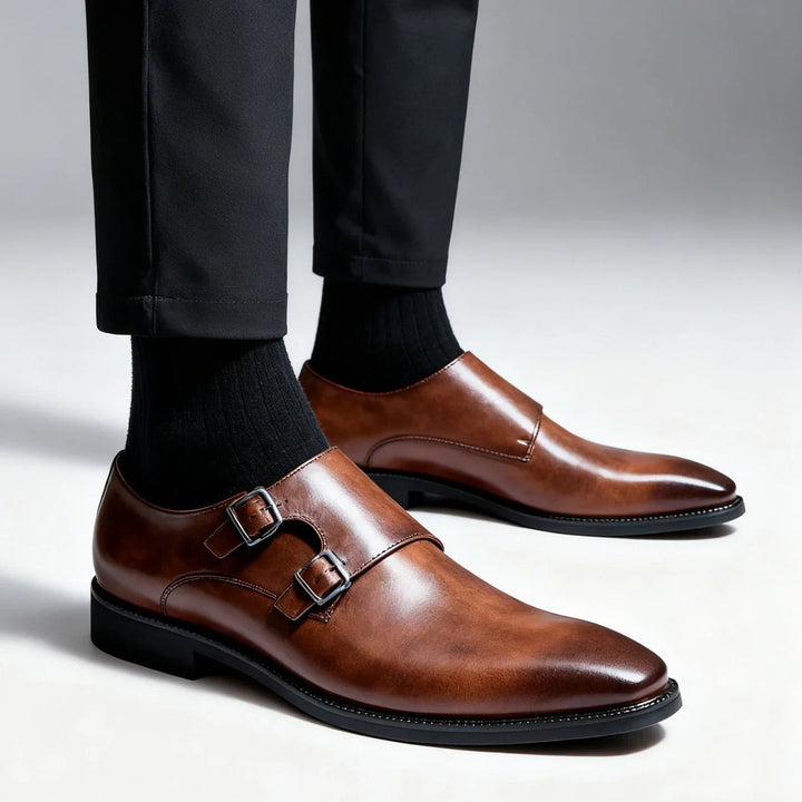 Mocassins en cuir souple à la finition semi-brillante raffinée