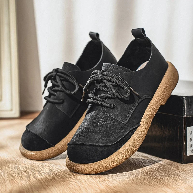 Chaussures orthopédiques en cuir de vachette