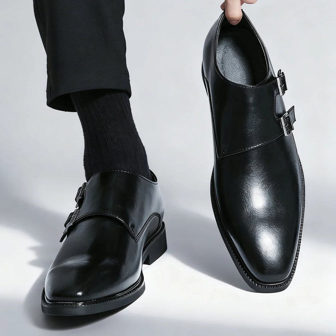 Mocassins en cuir souple à la finition semi-brillante raffinée