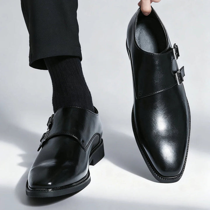 Mocassins en cuir souple à la finition semi-brillante raffinée