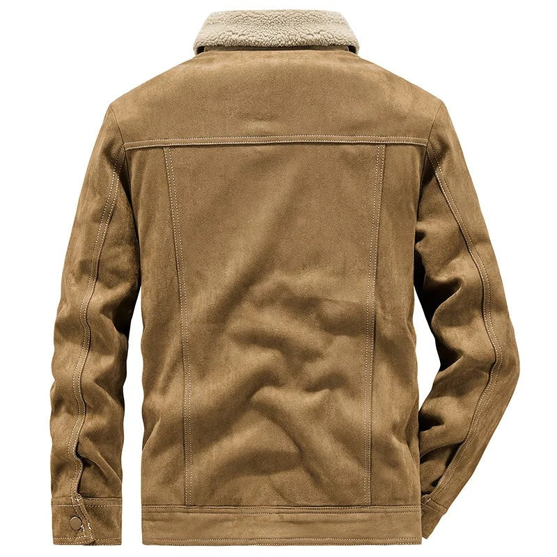 Veste aviateur en daim