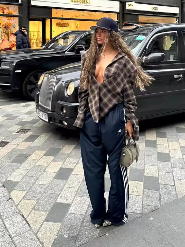 Chemise à carreaux tendance