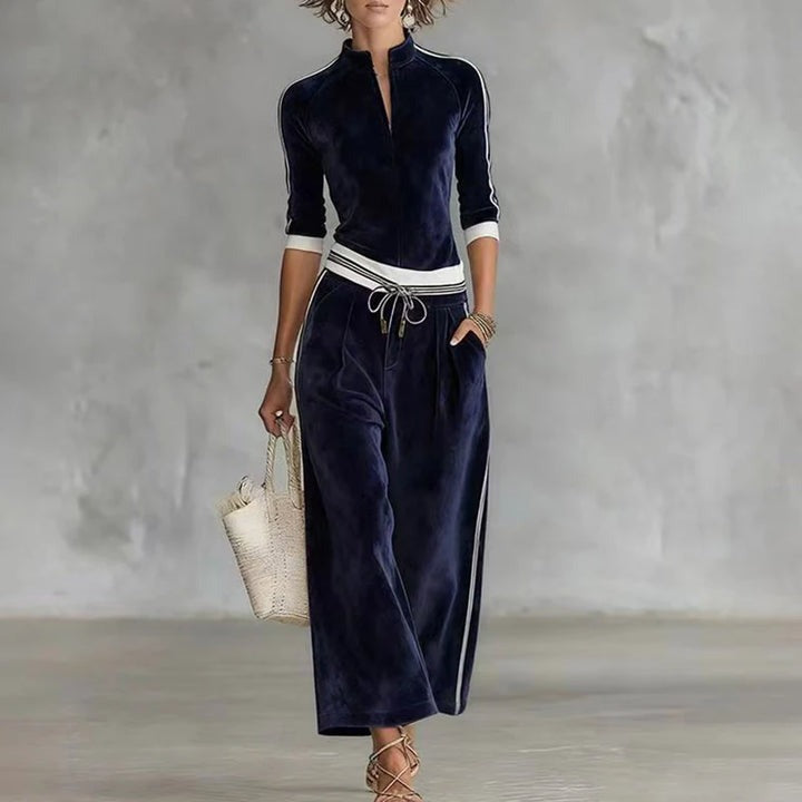 Ensemble velours confortable