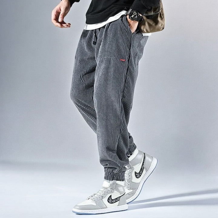 Pantalon de survêtement en velours côtelé