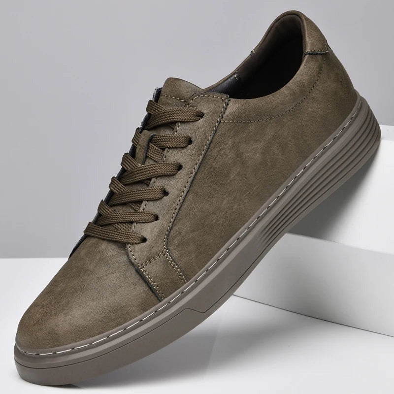 Baskets Mason en cuir véritable