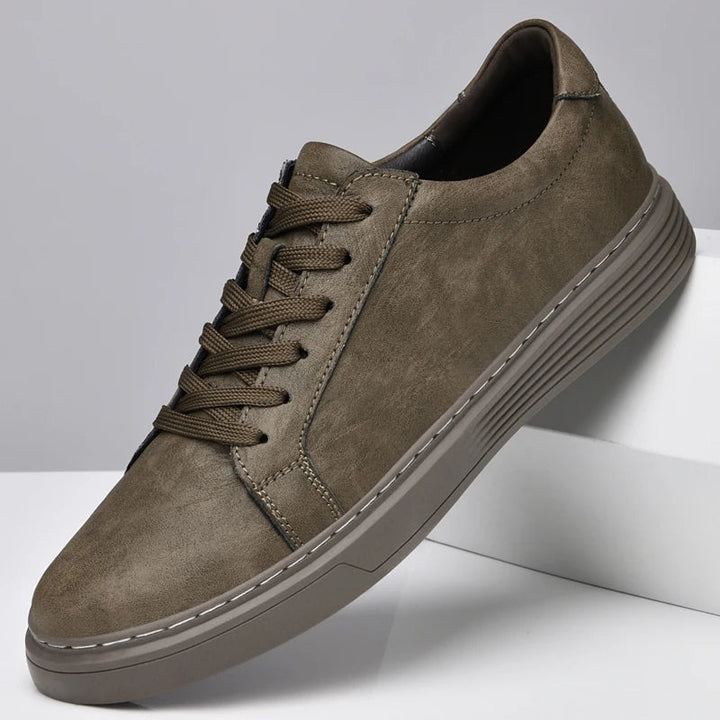 Baskets Mason en cuir véritable