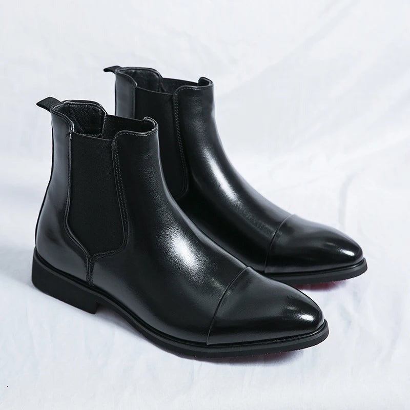 Bottines Chelsea en cuir Annibale