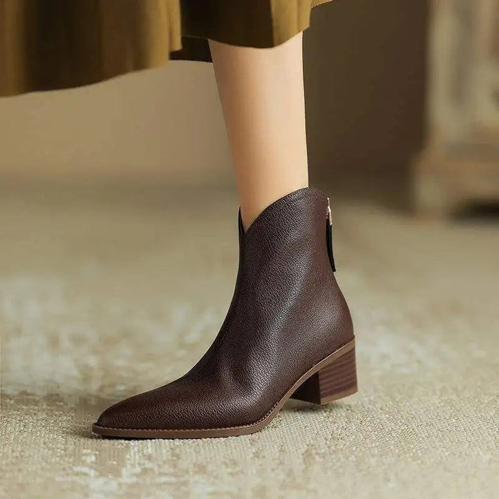Bottes en cuir Adeline