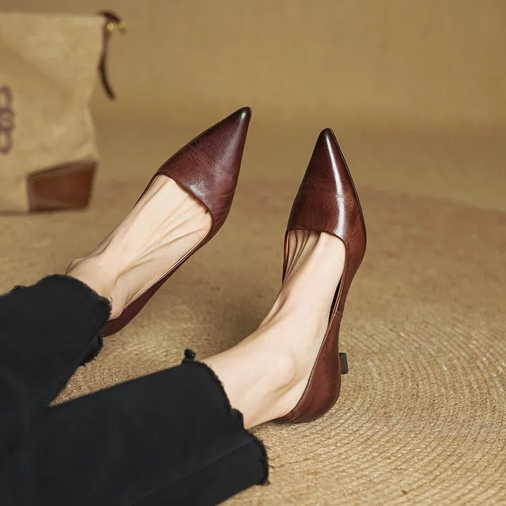 Escarpins Anok en cuir véritable