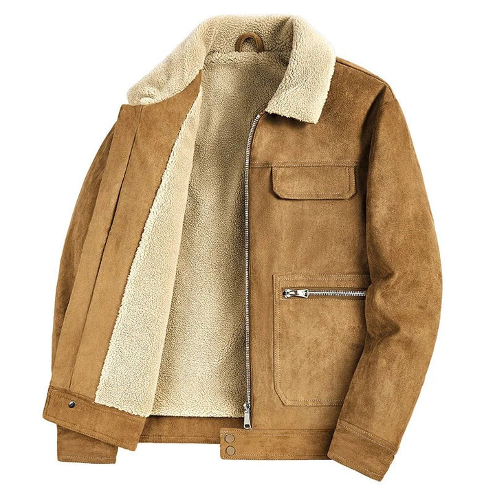 Veste aviateur en daim