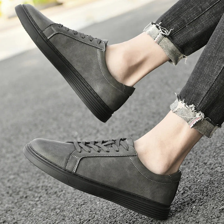 Baskets Mason en cuir véritable