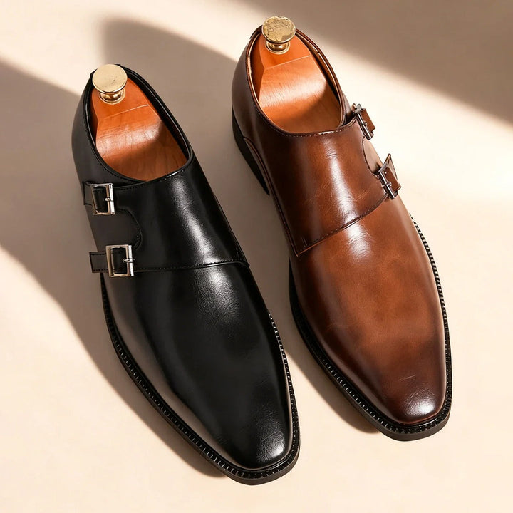 Mocassins en cuir souple à la finition semi-brillante raffinée