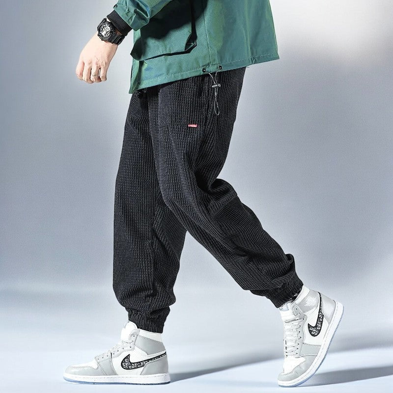 Pantalon de survêtement en velours côtelé