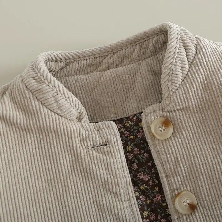 Veste en velours côtelé intérieur liberty