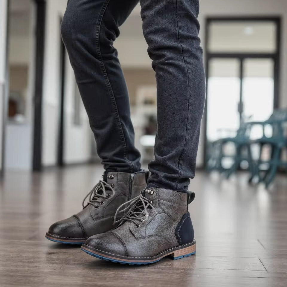 bottes en cuir pour hommes