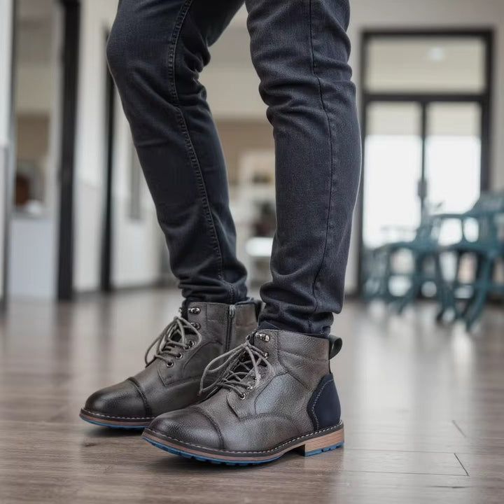 bottes en cuir pour hommes