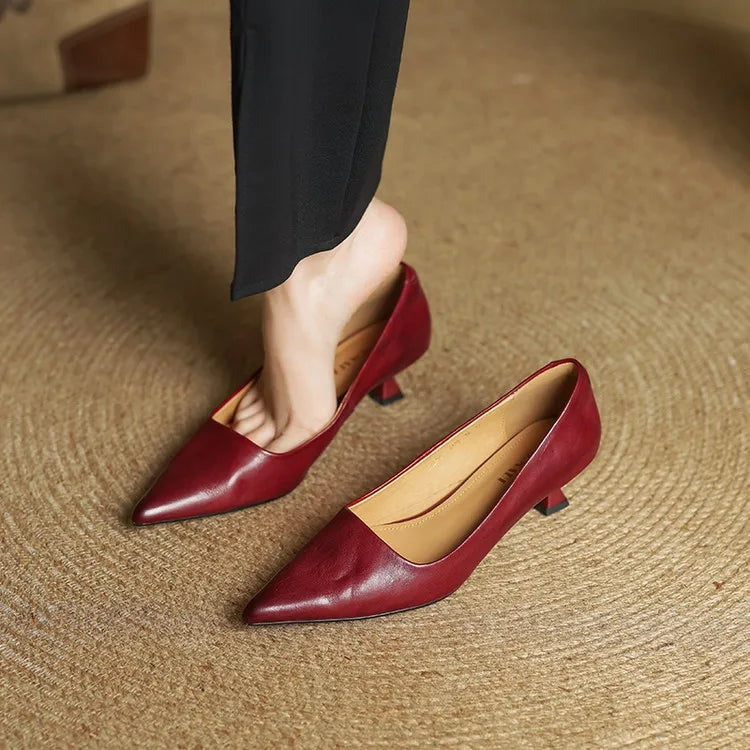 Escarpins Anok en cuir véritable