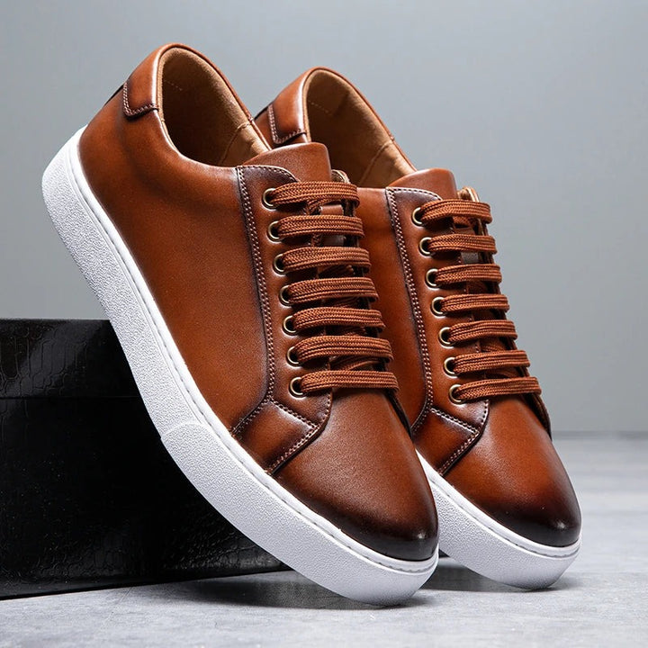 Baskets en cuir Ascend