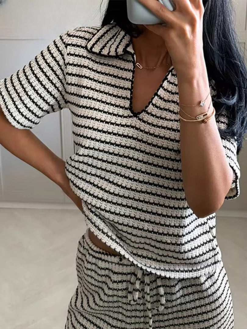 Ensemble en tricot allure rétro