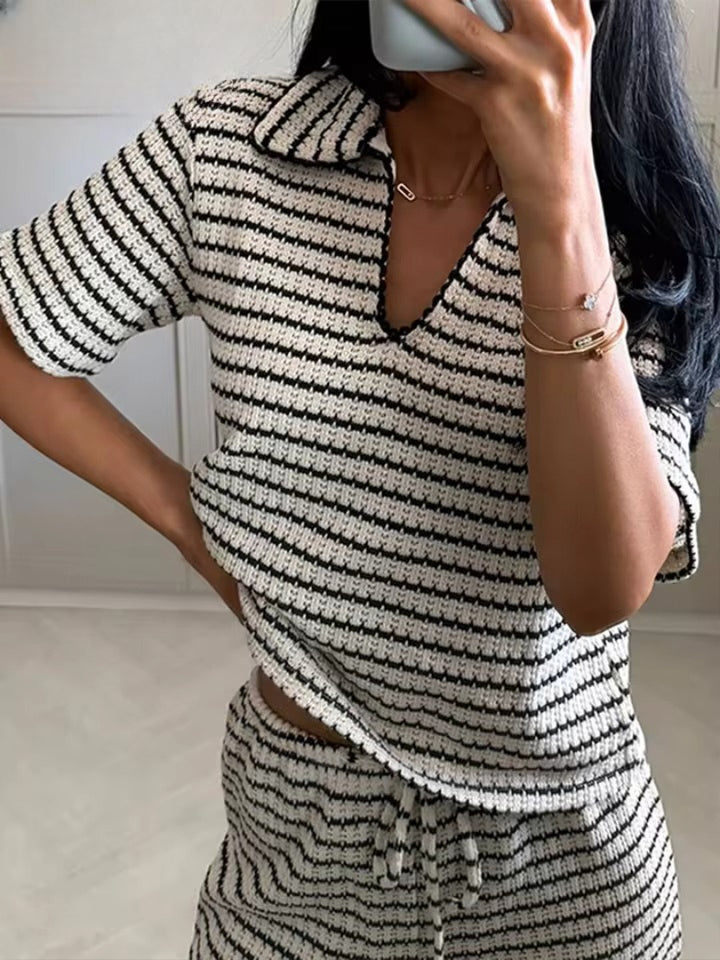 Ensemble en tricot allure rétro