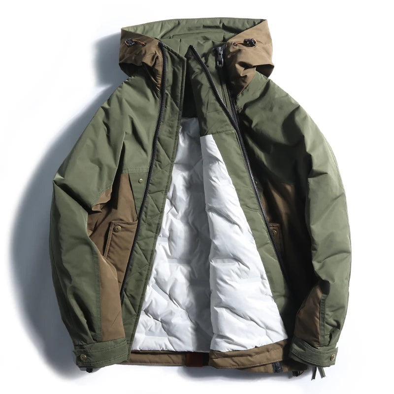 Veste d'hiver quart de zip homme