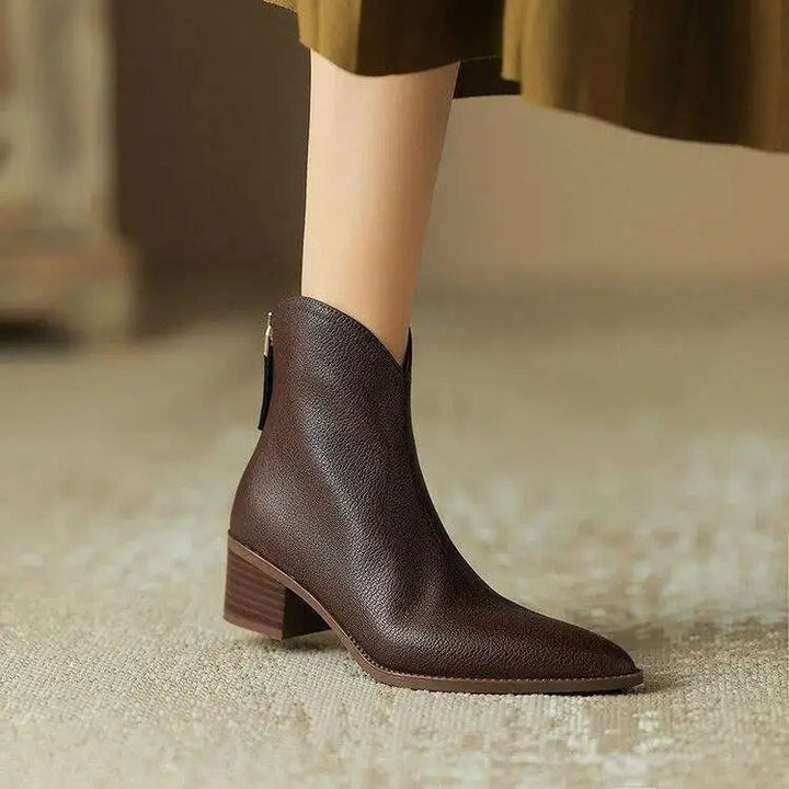 Bottes en cuir Adeline