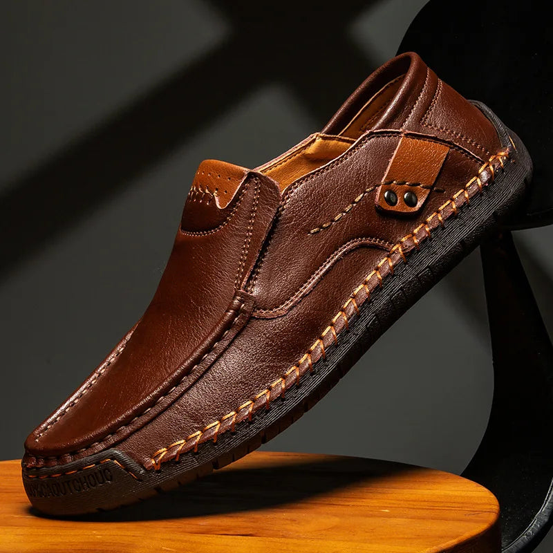CLASSIC LEATHER LOAFERS FOR MEN