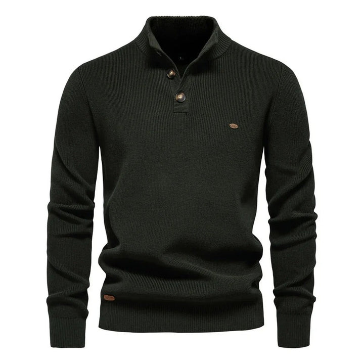 Pull homme à boutons