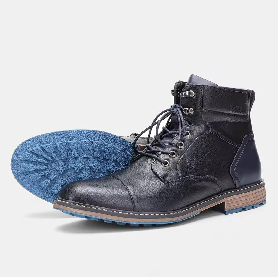 bottes en cuir pour hommes