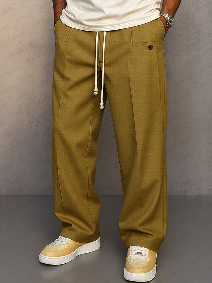 Pantalon confortable à cordon de serrage