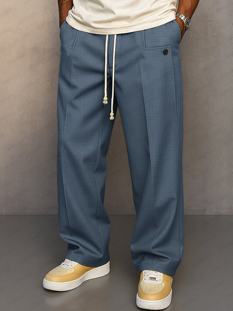 Pantalon confortable à cordon de serrage