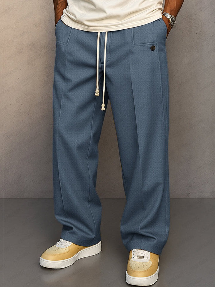 Pantalon confortable à cordon de serrage