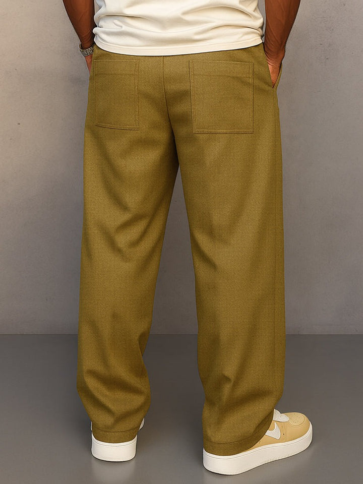 Pantalon confortable à cordon de serrage