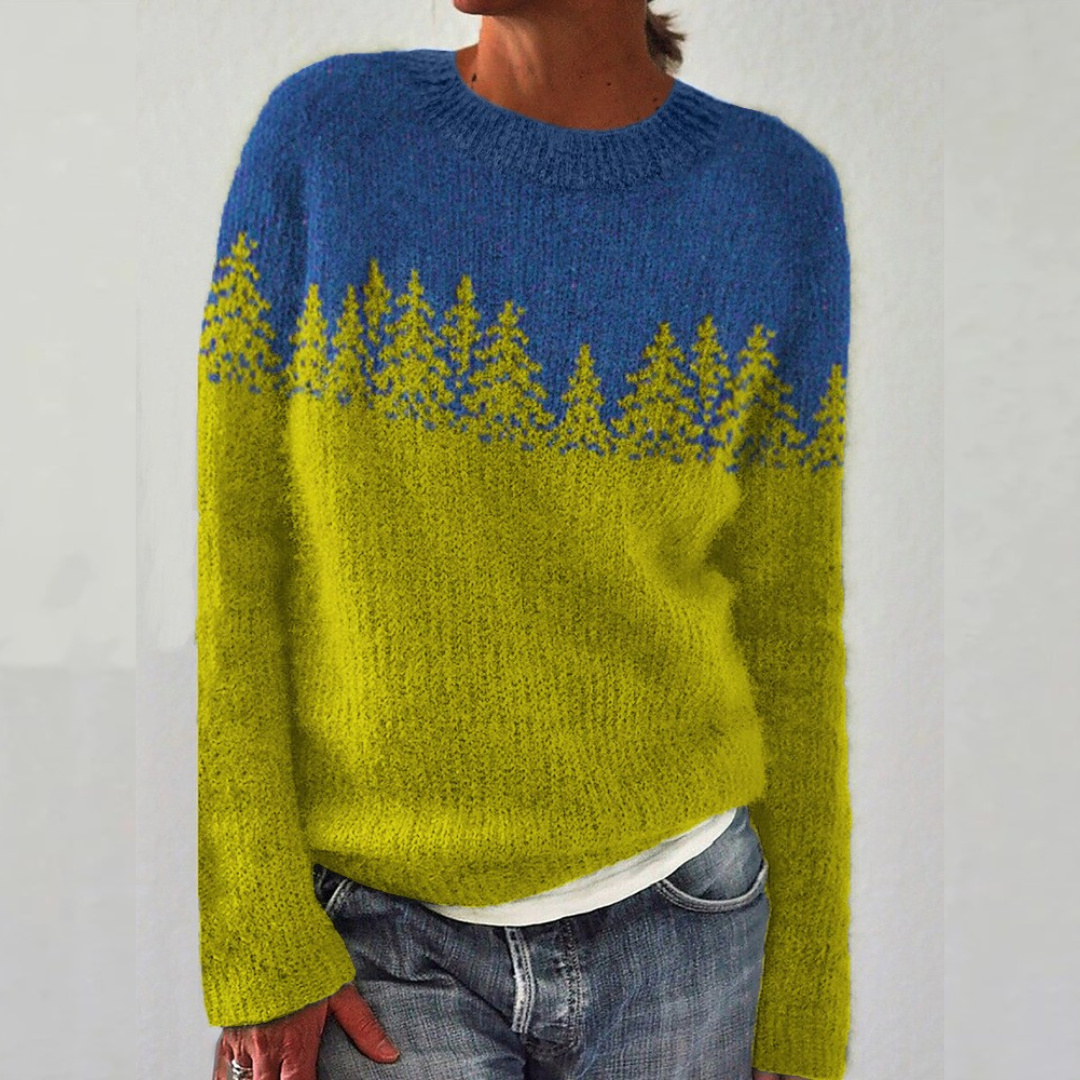Maria - Retro Scandinavian knitted sweater