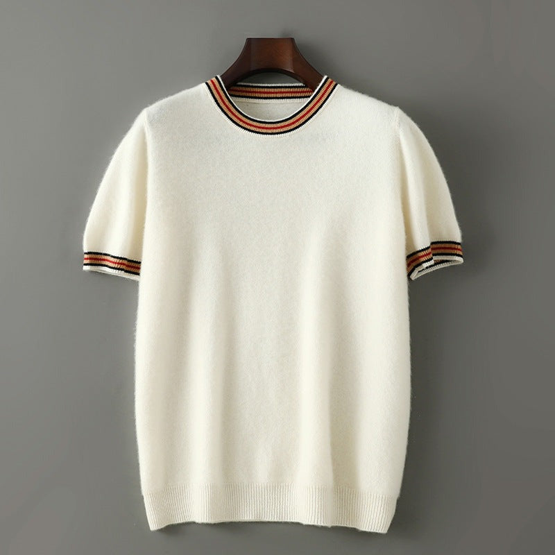 T-shirt pull 100% laine de mérinos